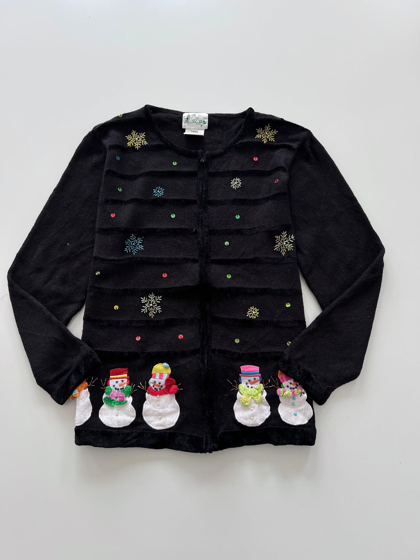 The Quacker Factory Christmas Zipper-Bust 46