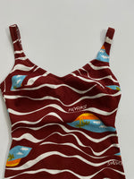 Load image into Gallery viewer, BROWN SWIMSUIT - BUST 38 to 44
