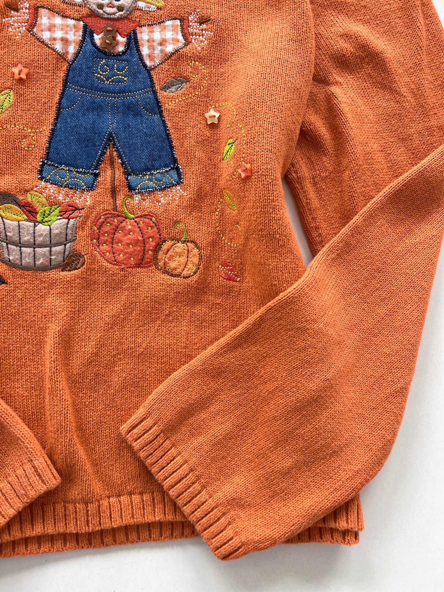 Christopher & Banks  Embroidered Christmas Sweater-Bust 40