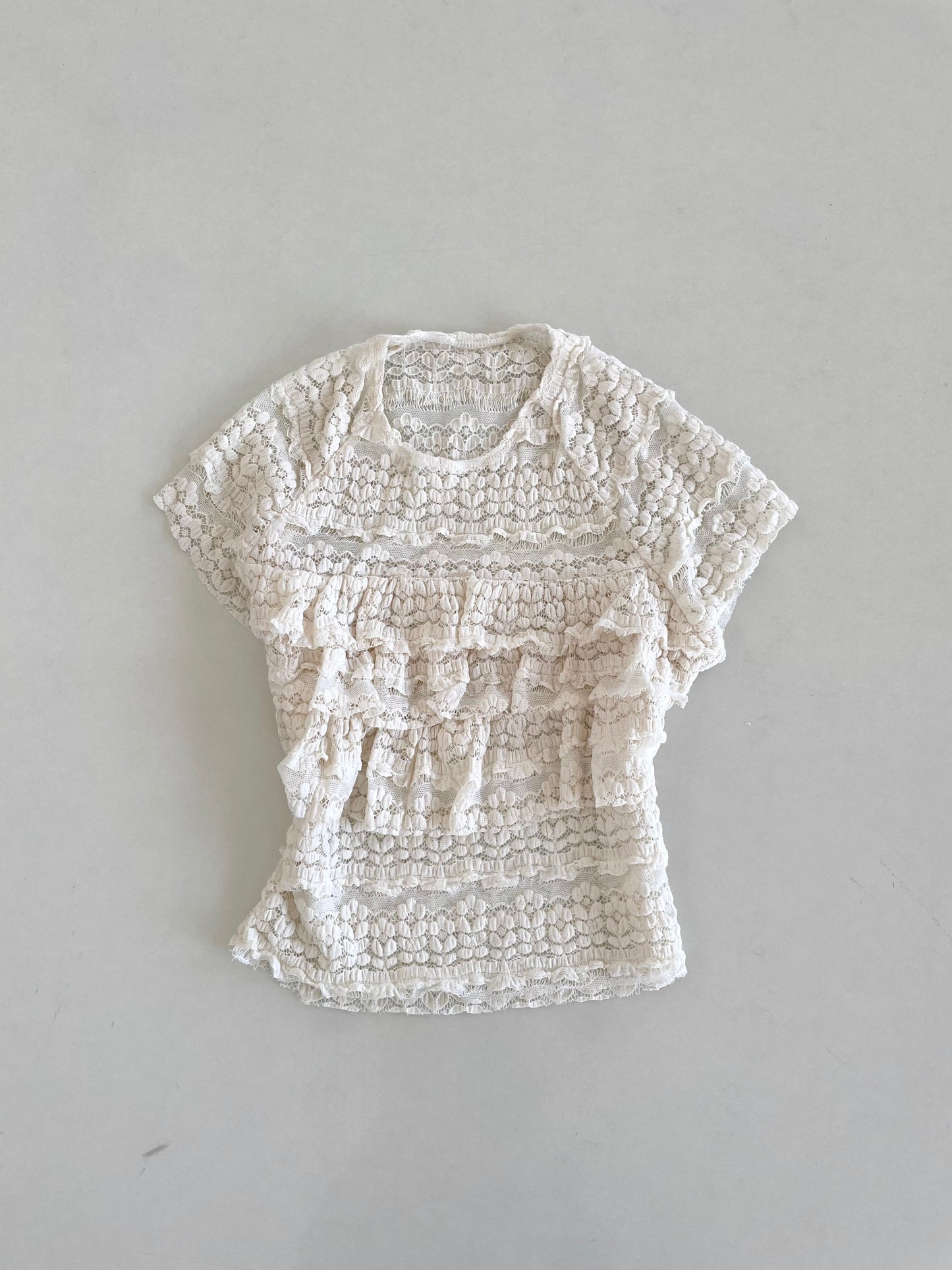Sheer Lace Top-Bust 30 to 32