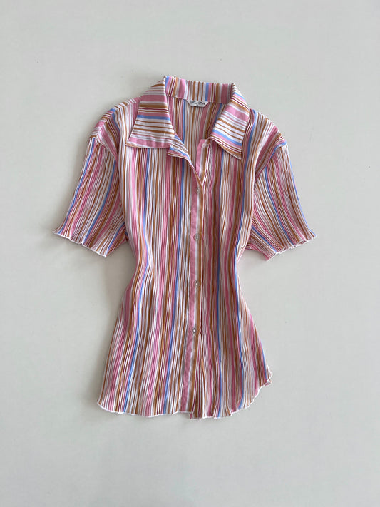 Hai Lan Sheer Vintage Shirt -Bust 38