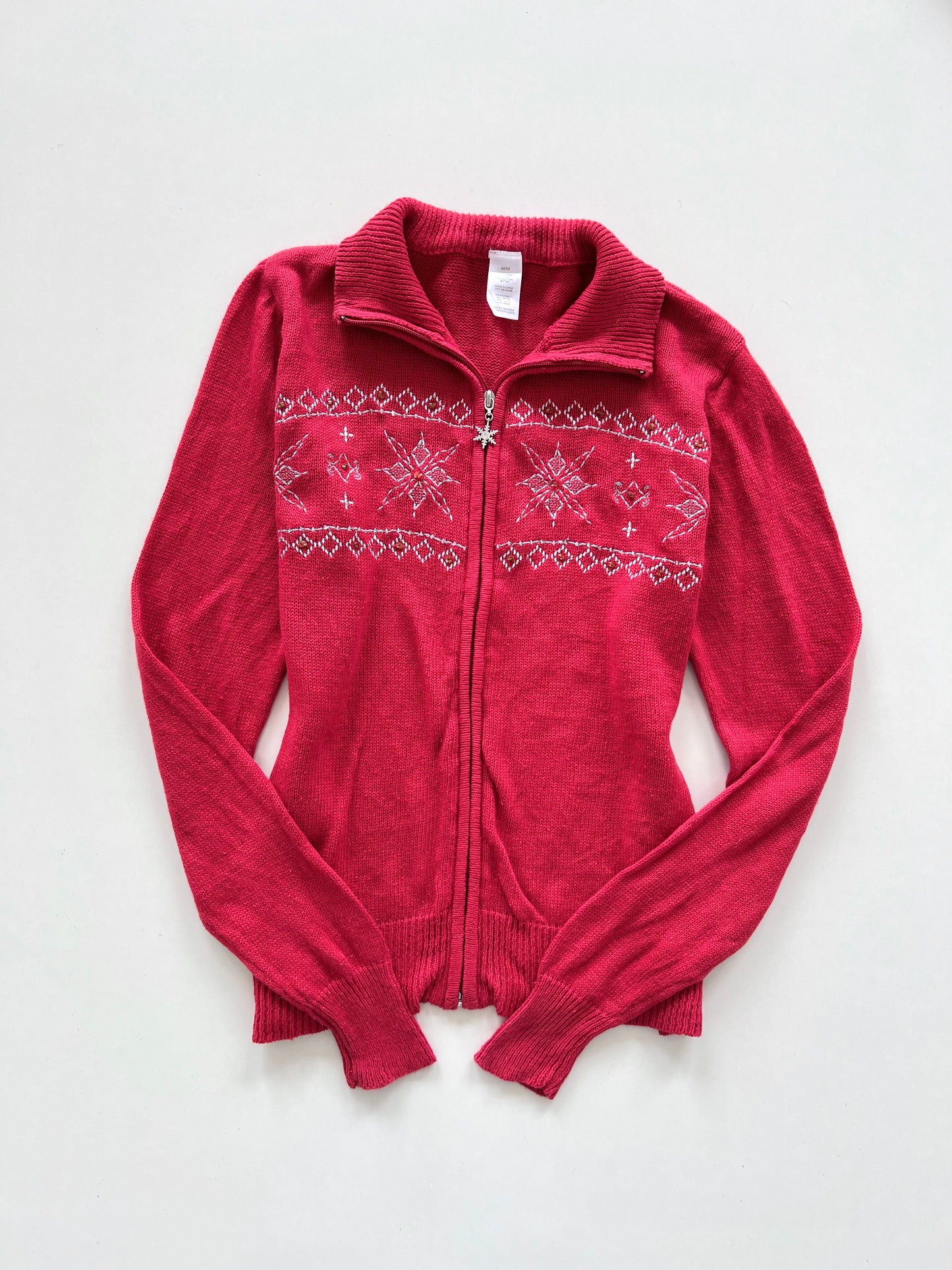 Embroidered Sweater-Bust 40