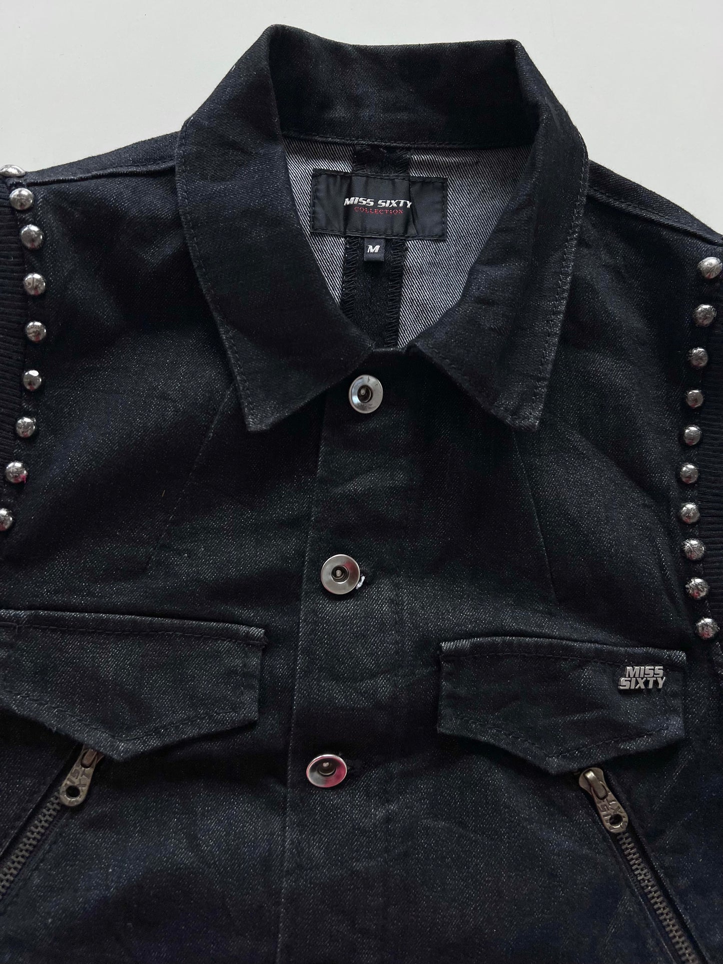 Miss Sixty Vintage Denim Top-Bust 36