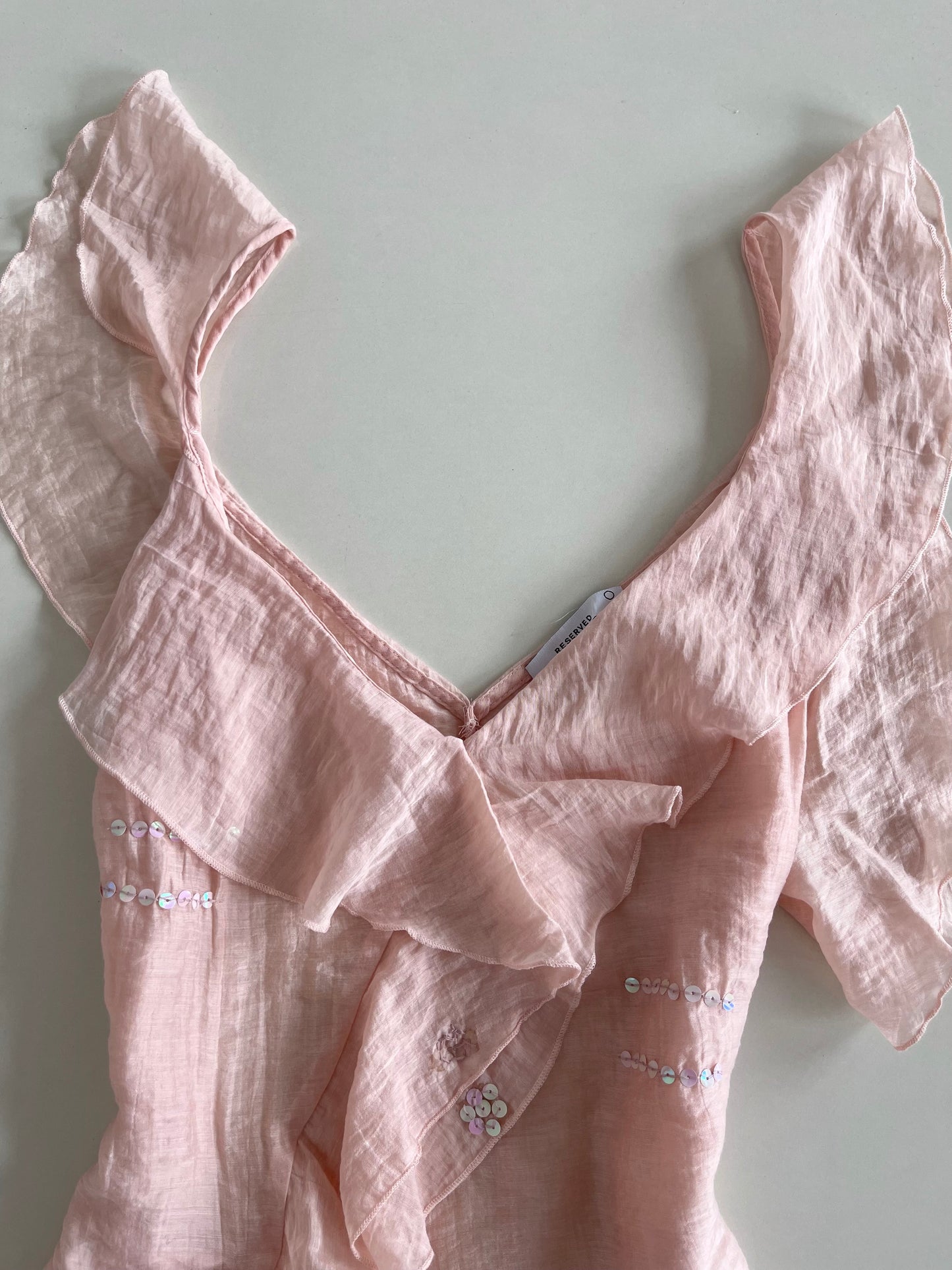 Reserved Sheer Vintage Top-Bust 34