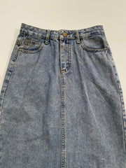 Long Denim Skirt-Waist 26