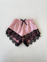 Load image into Gallery viewer, Satin Lace Shorts-Waist 24 to 26