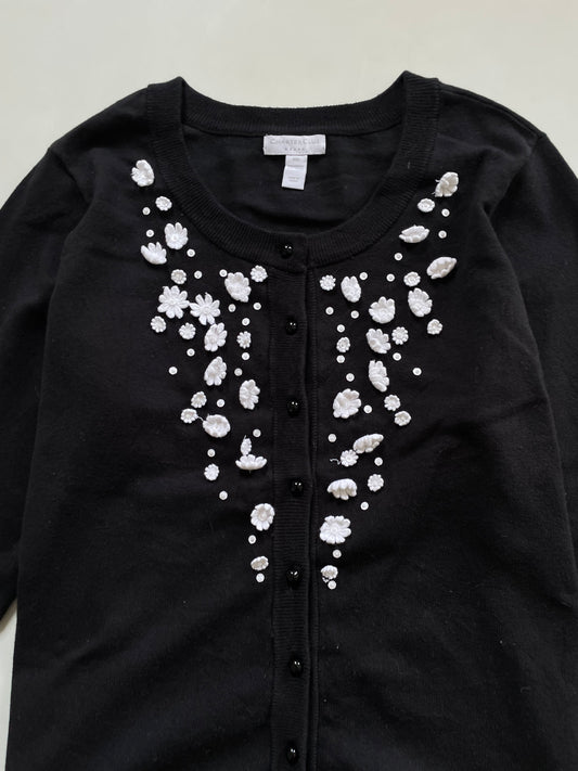 Charter Club Embroidered Sweater-Bust 44