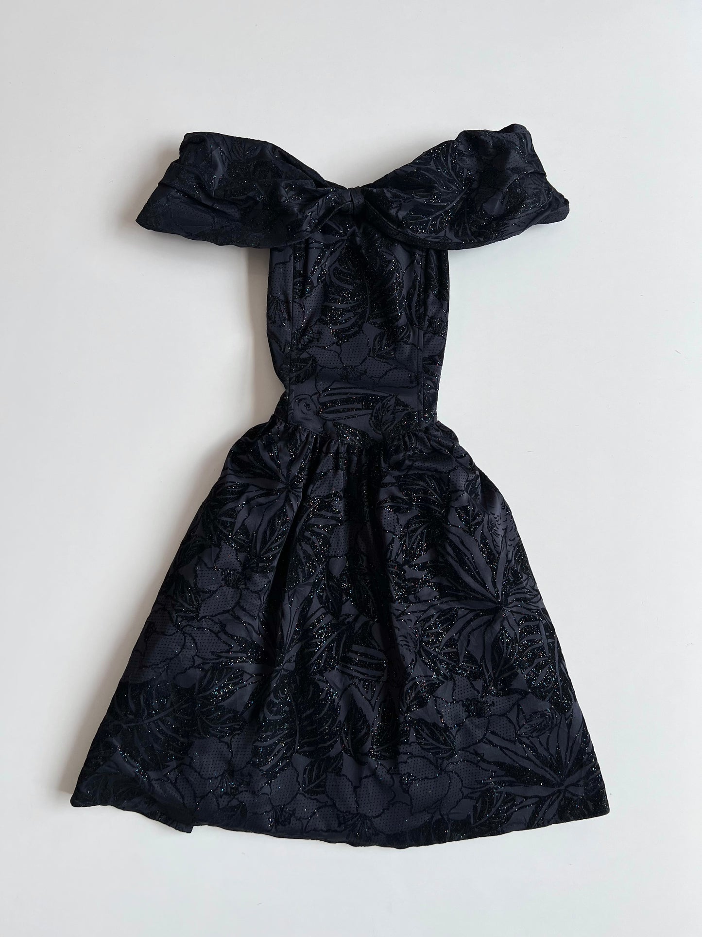 Vintage Goth Corset Dress-Bust 34 to 36