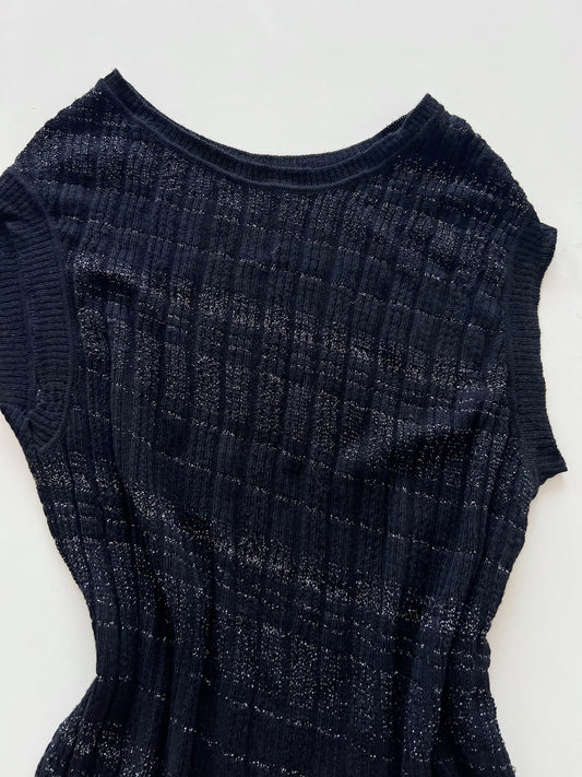 Y2k Grunge Shimmer Sheer Dress-Bust 34 to 36