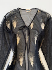 Superline Vintage Sheer Top-Bust 48 to 50