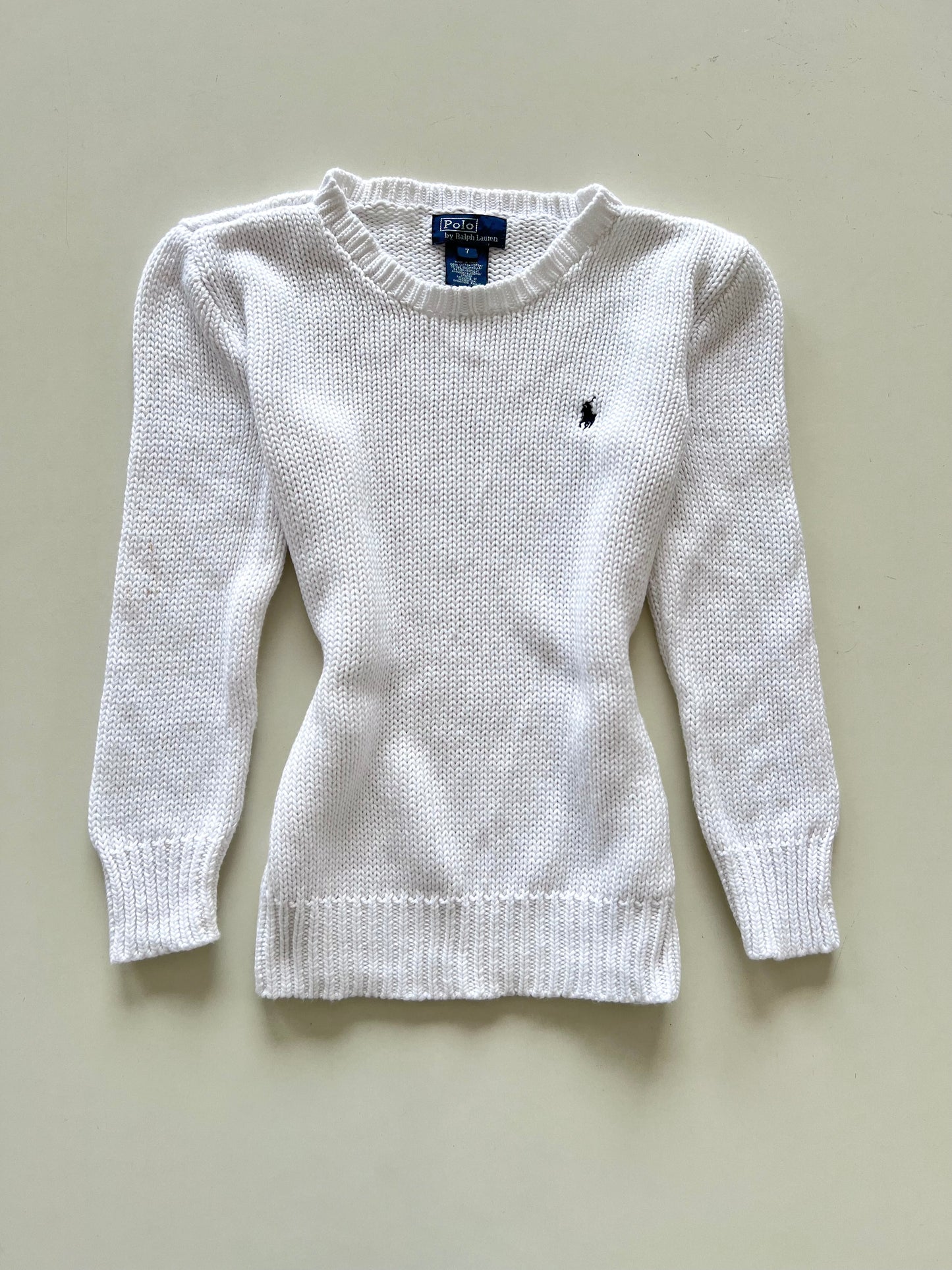Ralph Lauren 100%Cotton Vintage Sweater-Bust 32