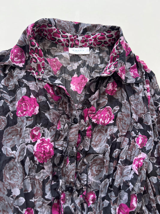 Canda Vintage Sheer Shirt-Bust 46
