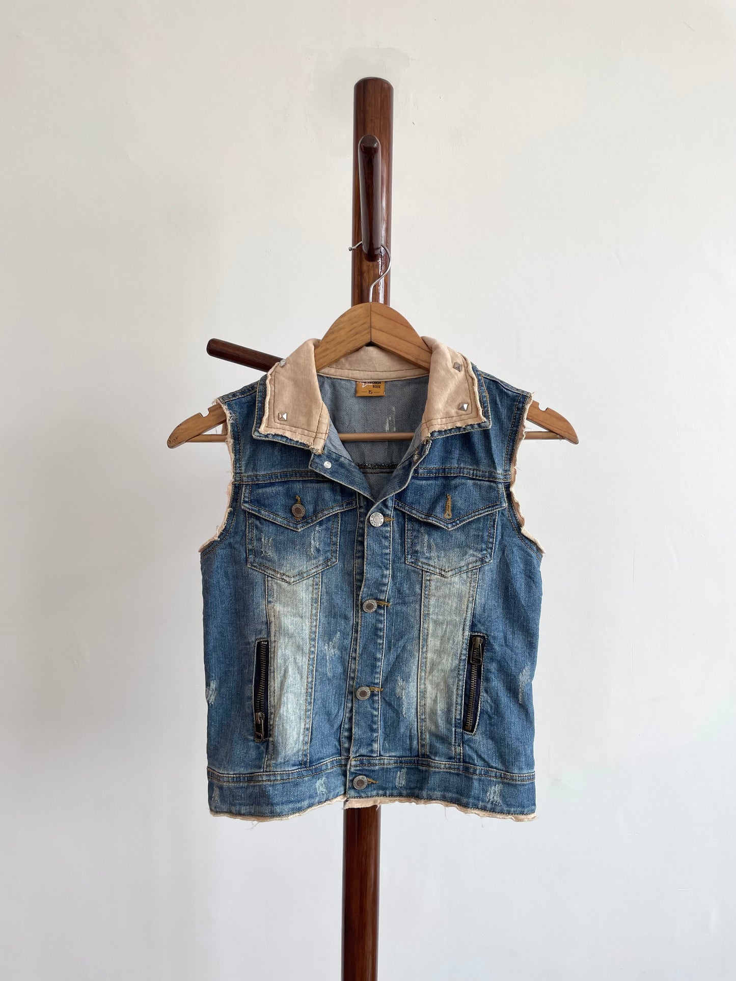 Denim Vest-Chest 32