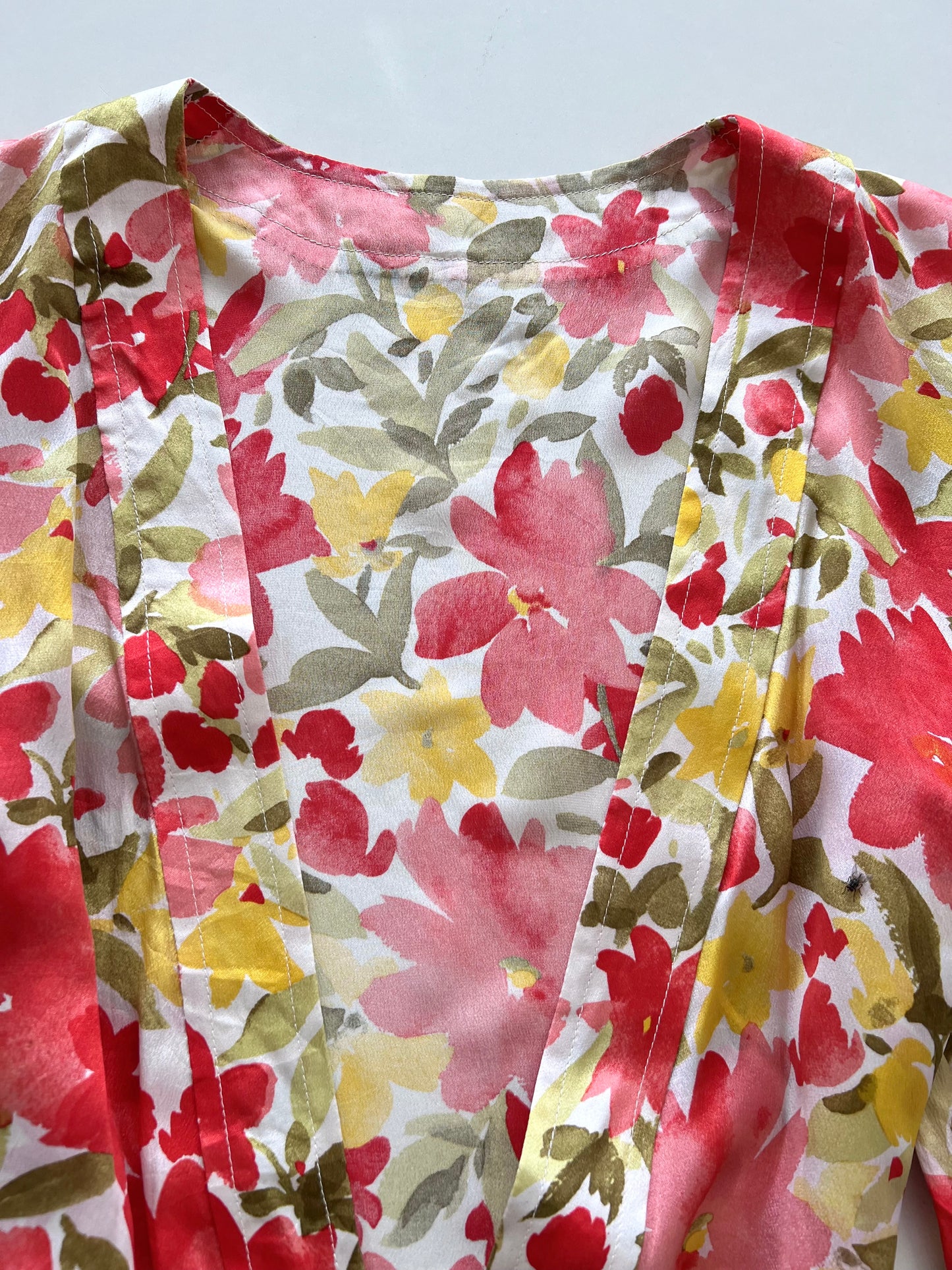 Vintage Silk Top-Bust 44