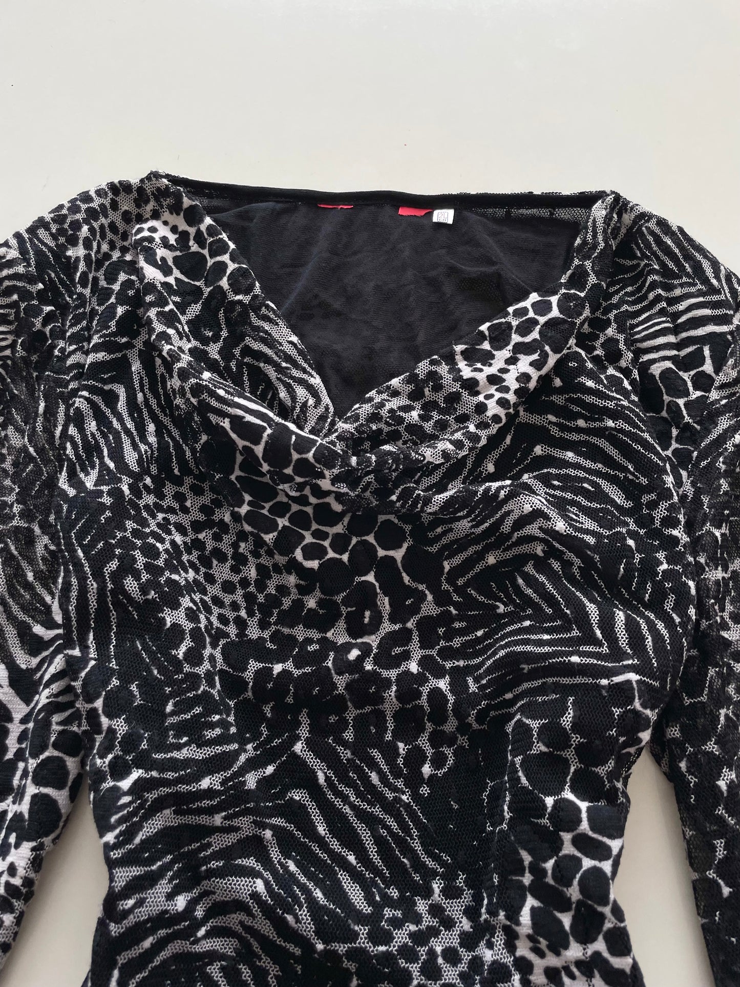 Vintage Cowl Neck Top-Bust 38