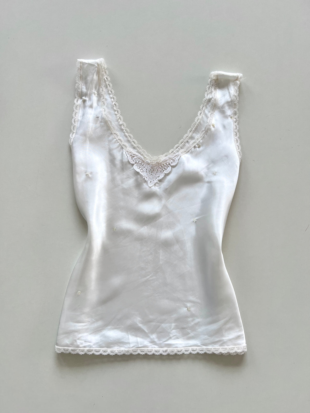 Satin Lace Top-Bust 38