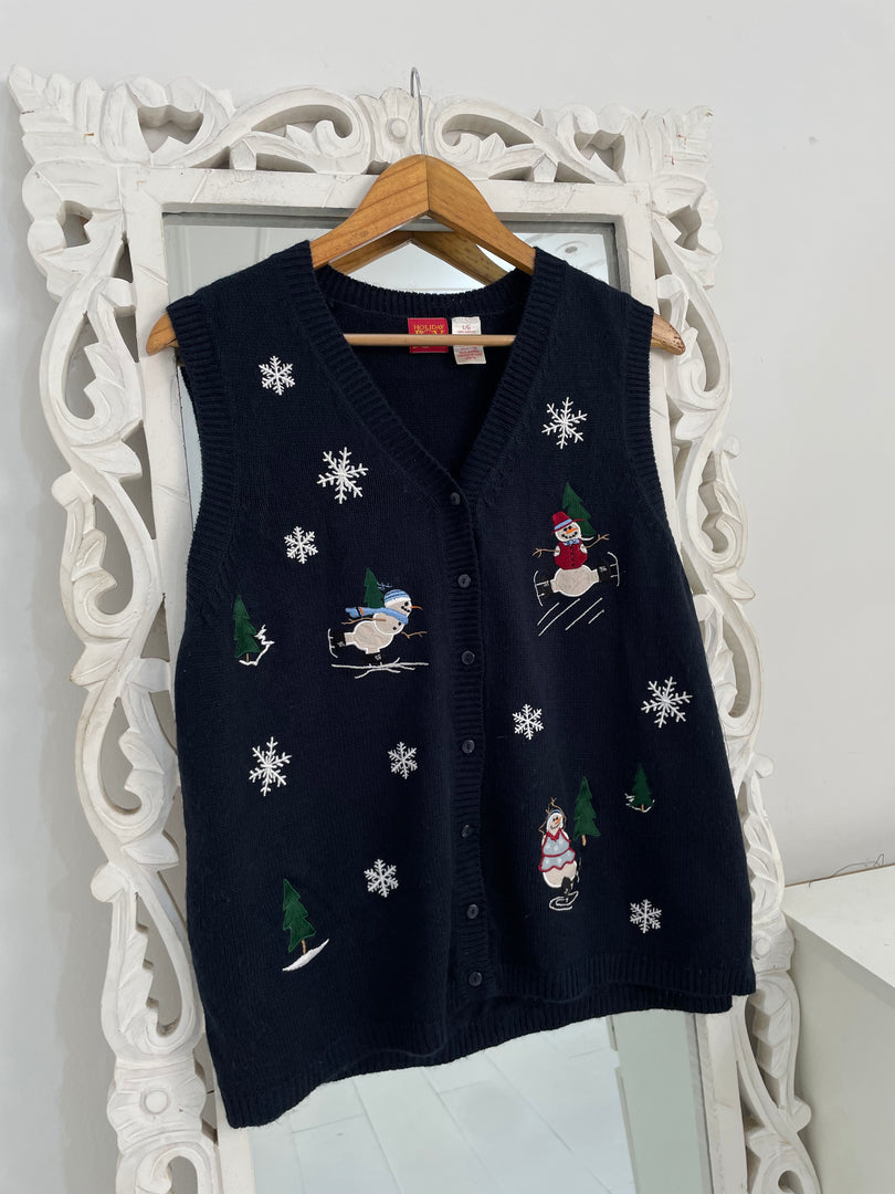 Christmas Sweater Vest-Bust 44