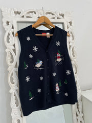 Christmas Sweater Vest-Bust 44