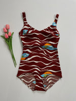 Load image into Gallery viewer, BROWN SWIMSUIT - BUST 38 to 44
