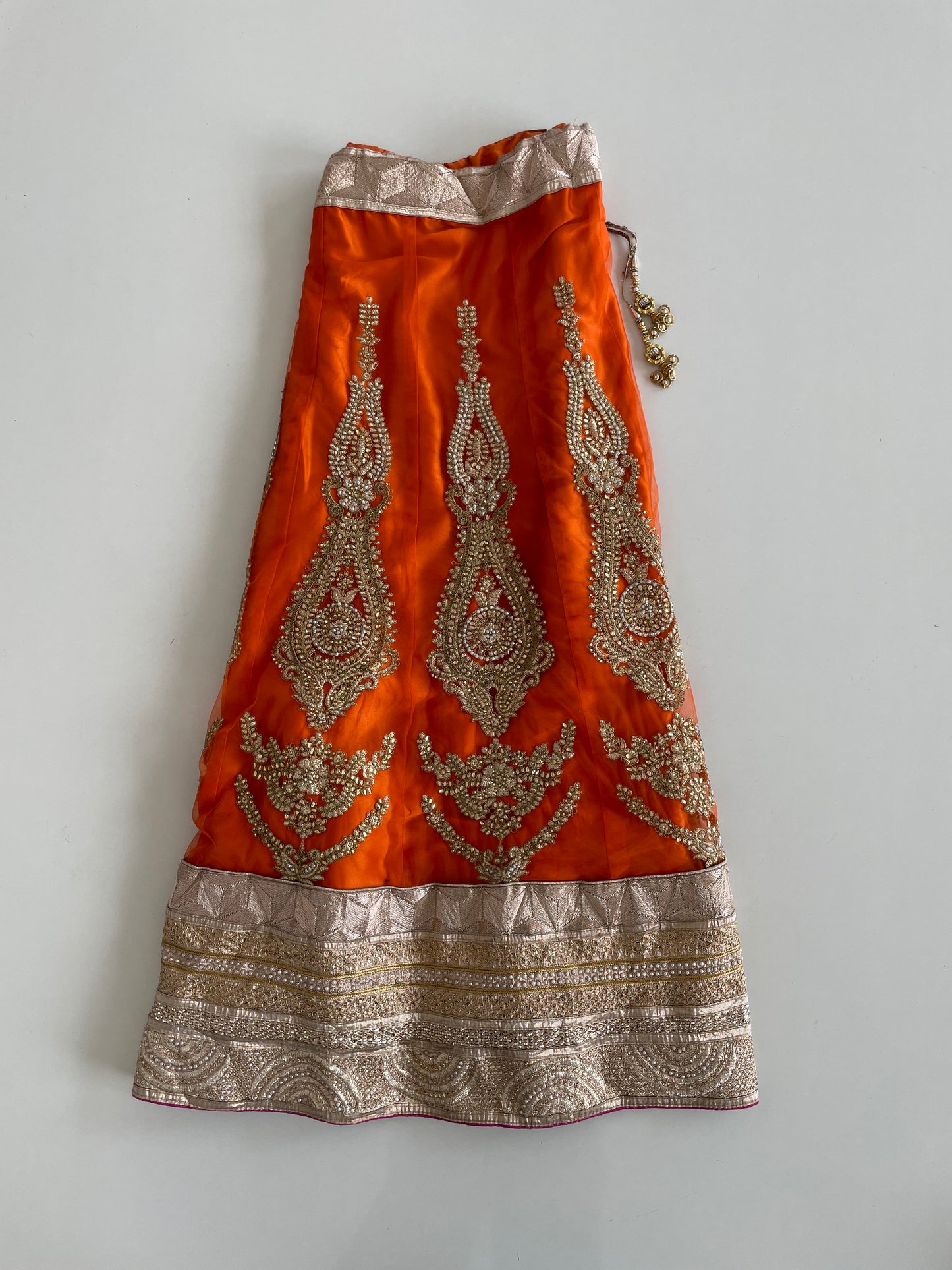 Heavily Embroidered Skirt-Waist Upto 38