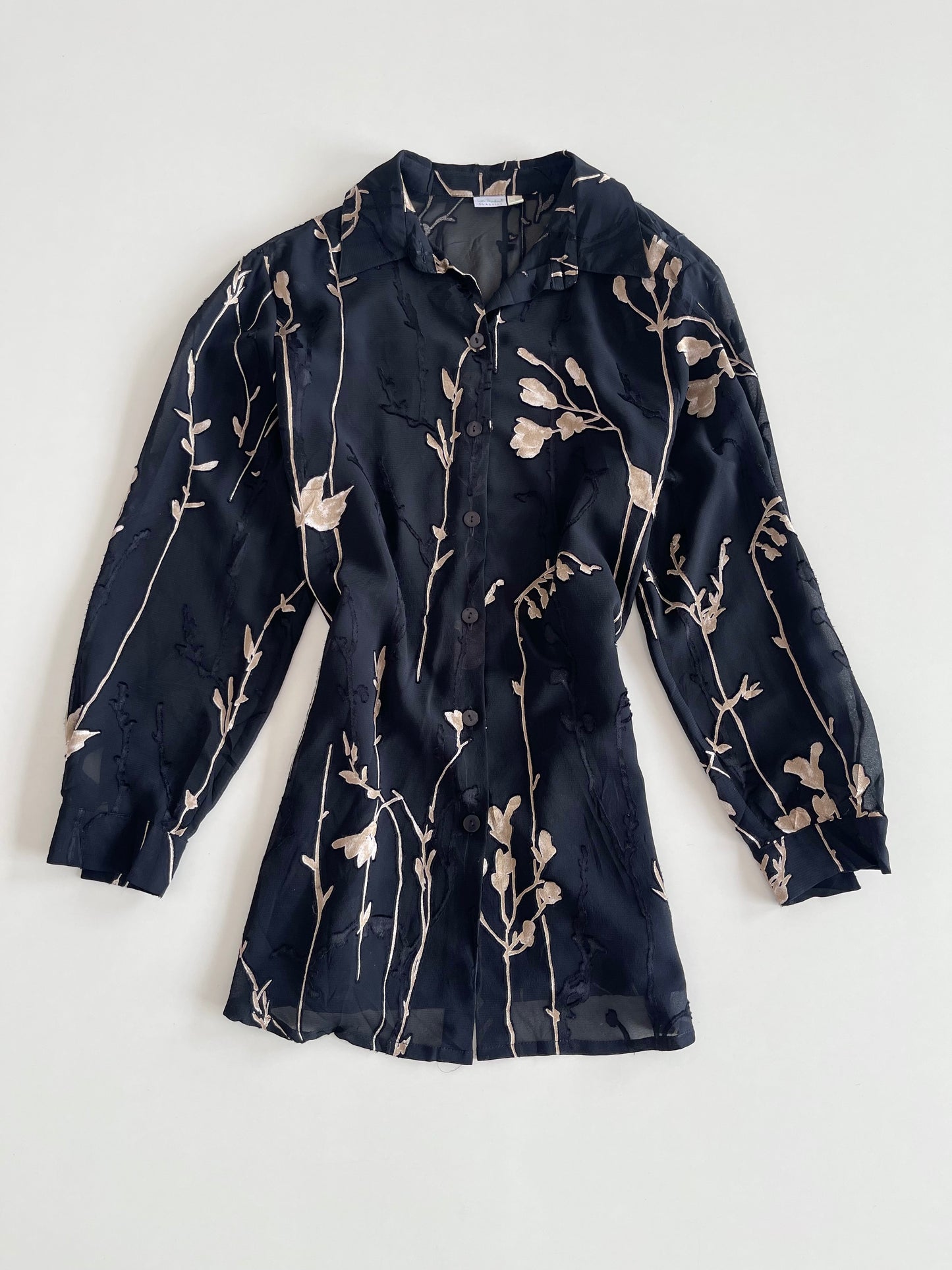 Sheer Vintage Shirt -Bust 26