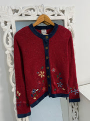 Koret City Blues Embroidered Sweater-Bust 40