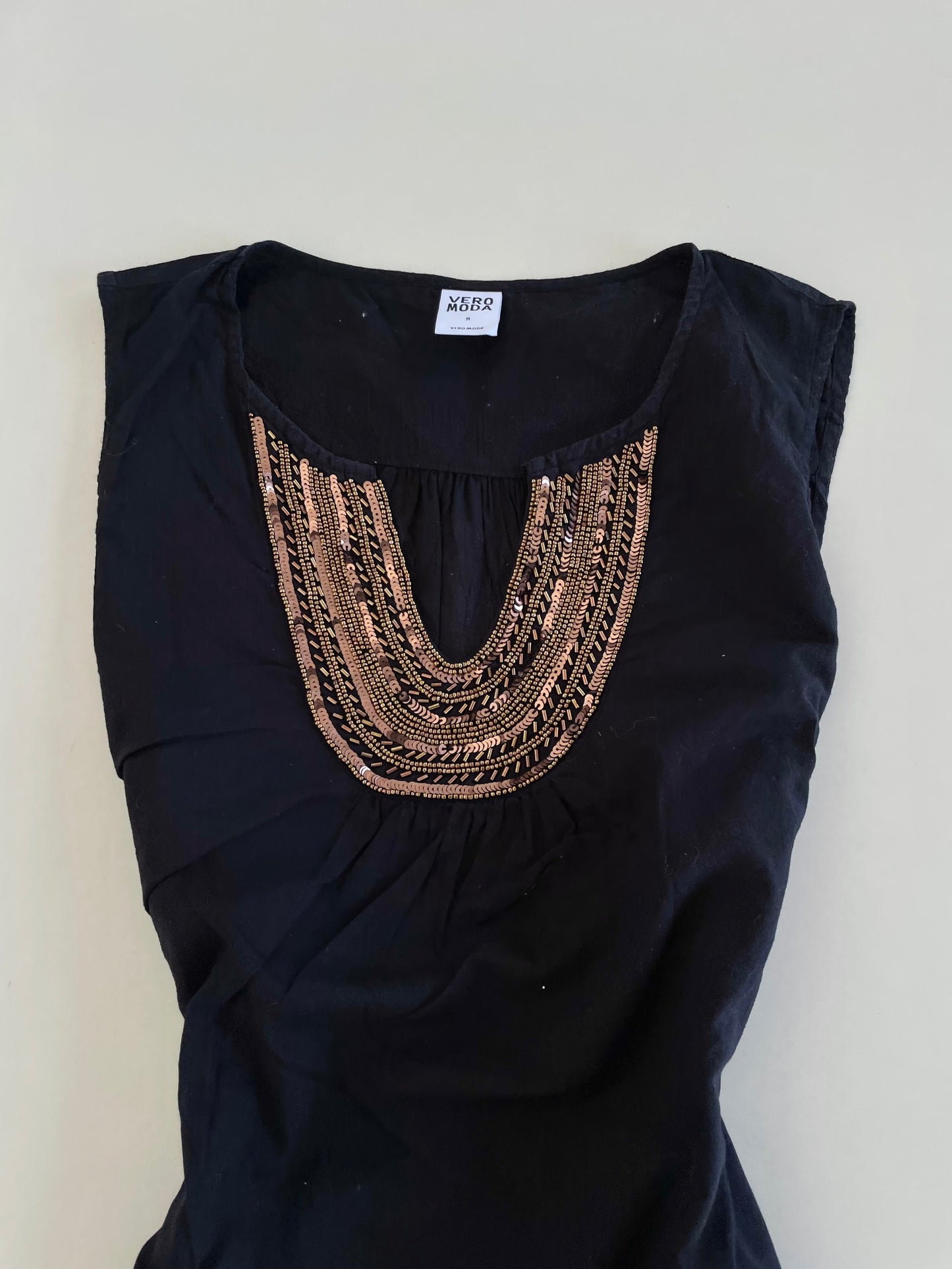 Vero Moda Embroidered Cotton Top-Bust 38