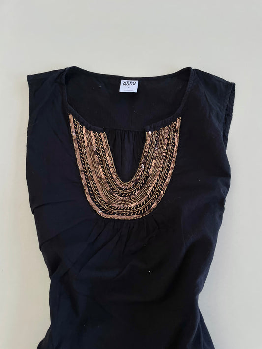 Vero Moda Embroidered Cotton Top-Bust 38