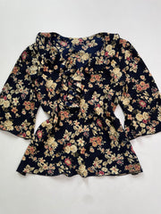 Floral Top with back ties-Bust 42