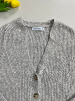 Load image into Gallery viewer, Primark Soft Grey Baggy Cardigan-Bust 46
