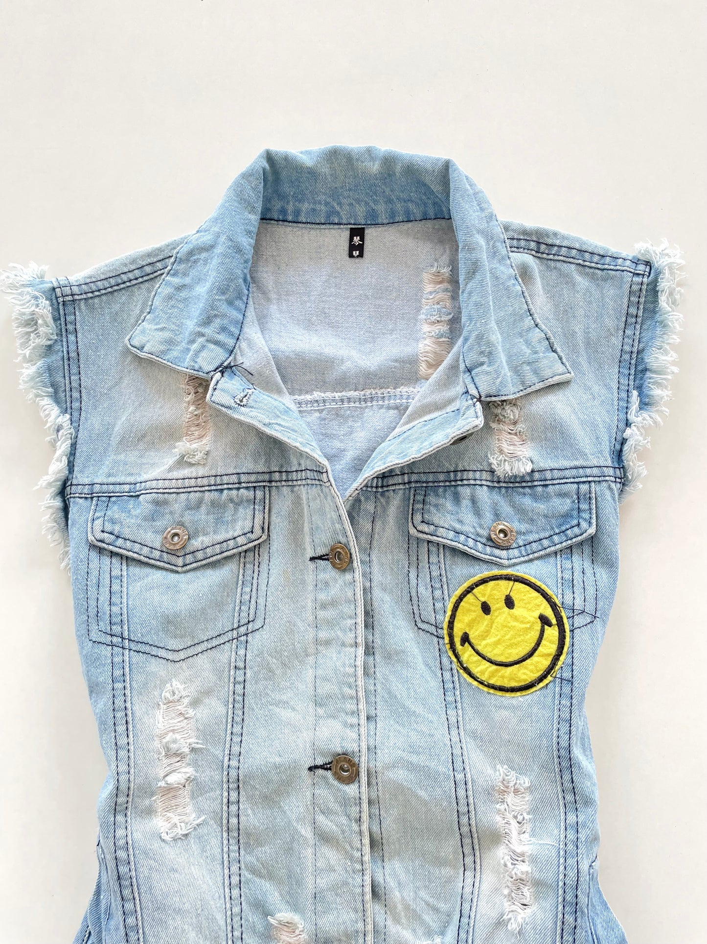 Denim Vest-Chest 36