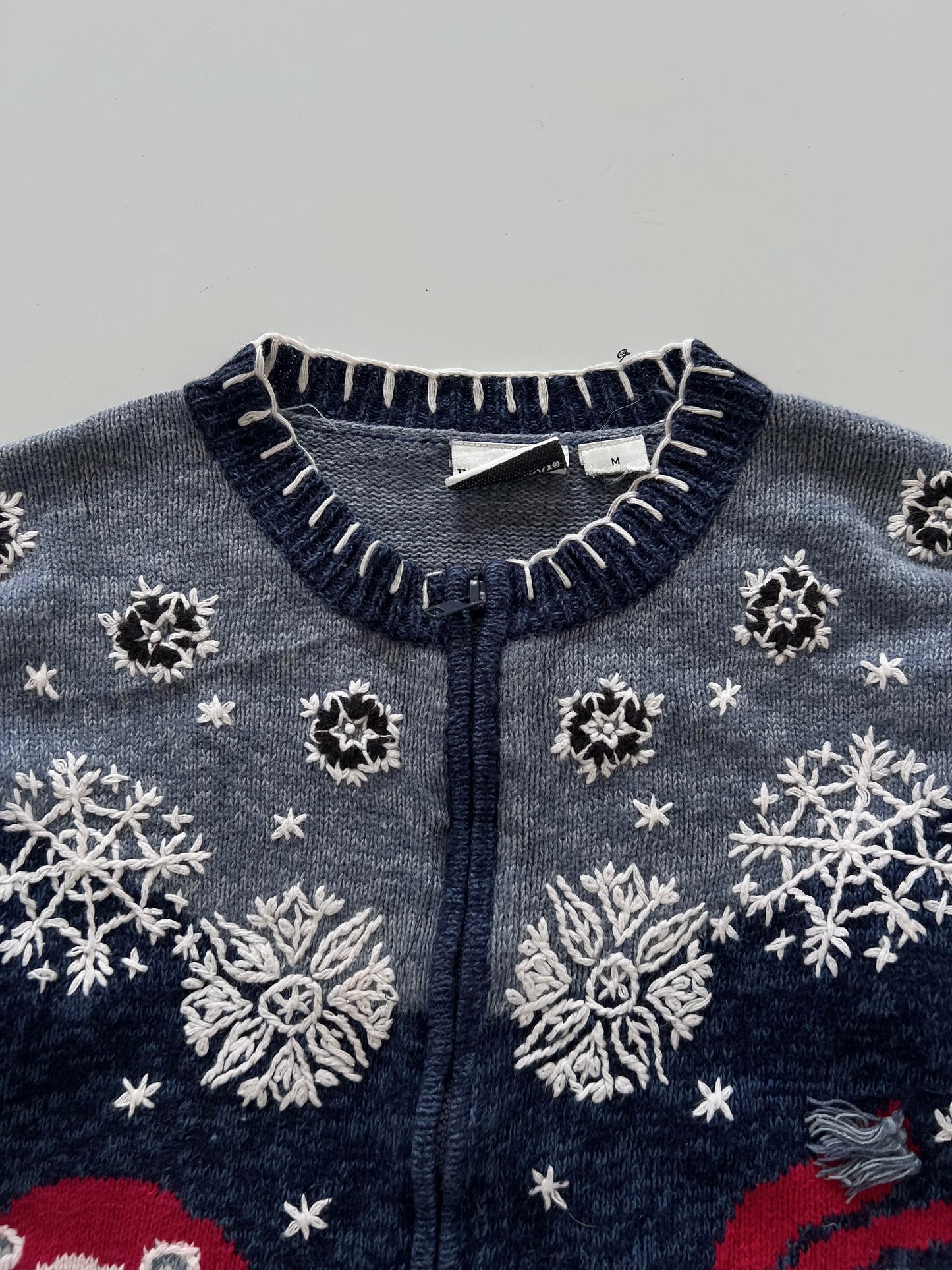 Fashion Embroidered Christmas Zipper-Bust 46
