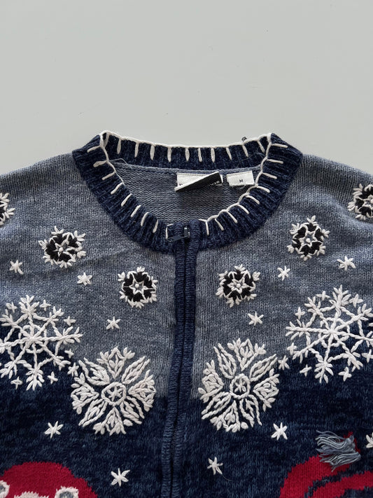 Fashion Embroidered Christmas Zipper-Bust 46