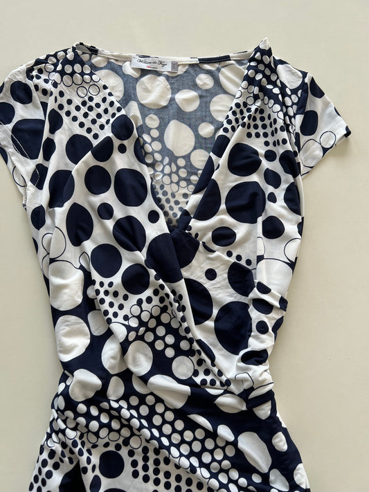 Vintage Ruffle Dress-Bust 38 to 40
