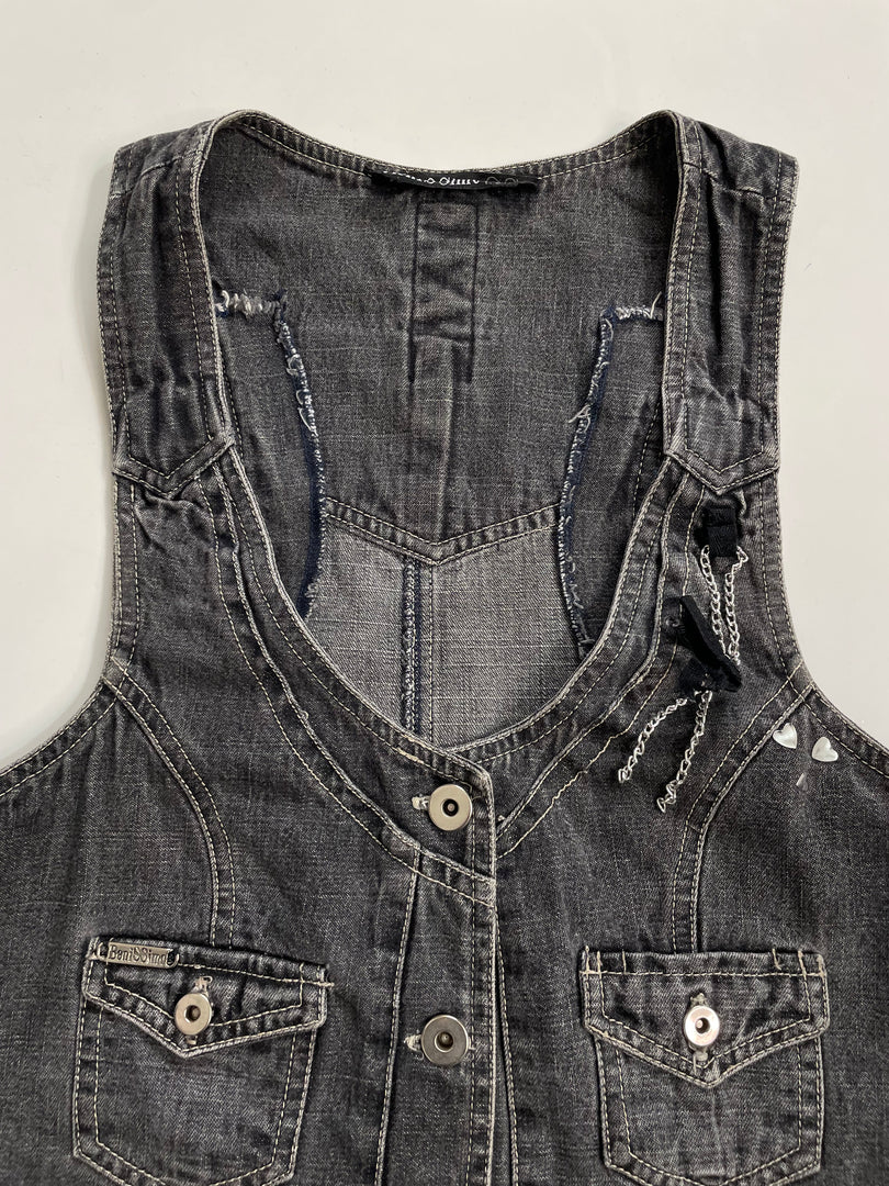 BeniSimo Denim Waistcoat-Bust 32