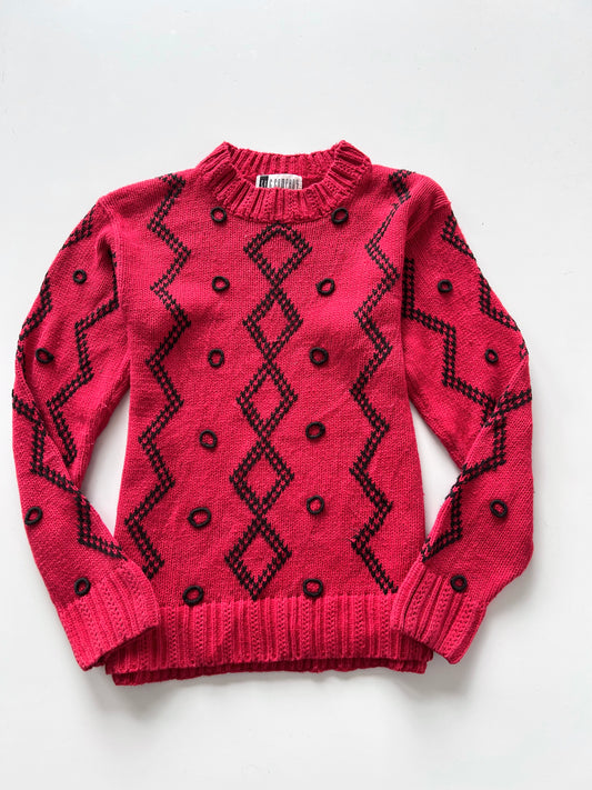 Sk&Company Embroidered Sweater-Bust 36