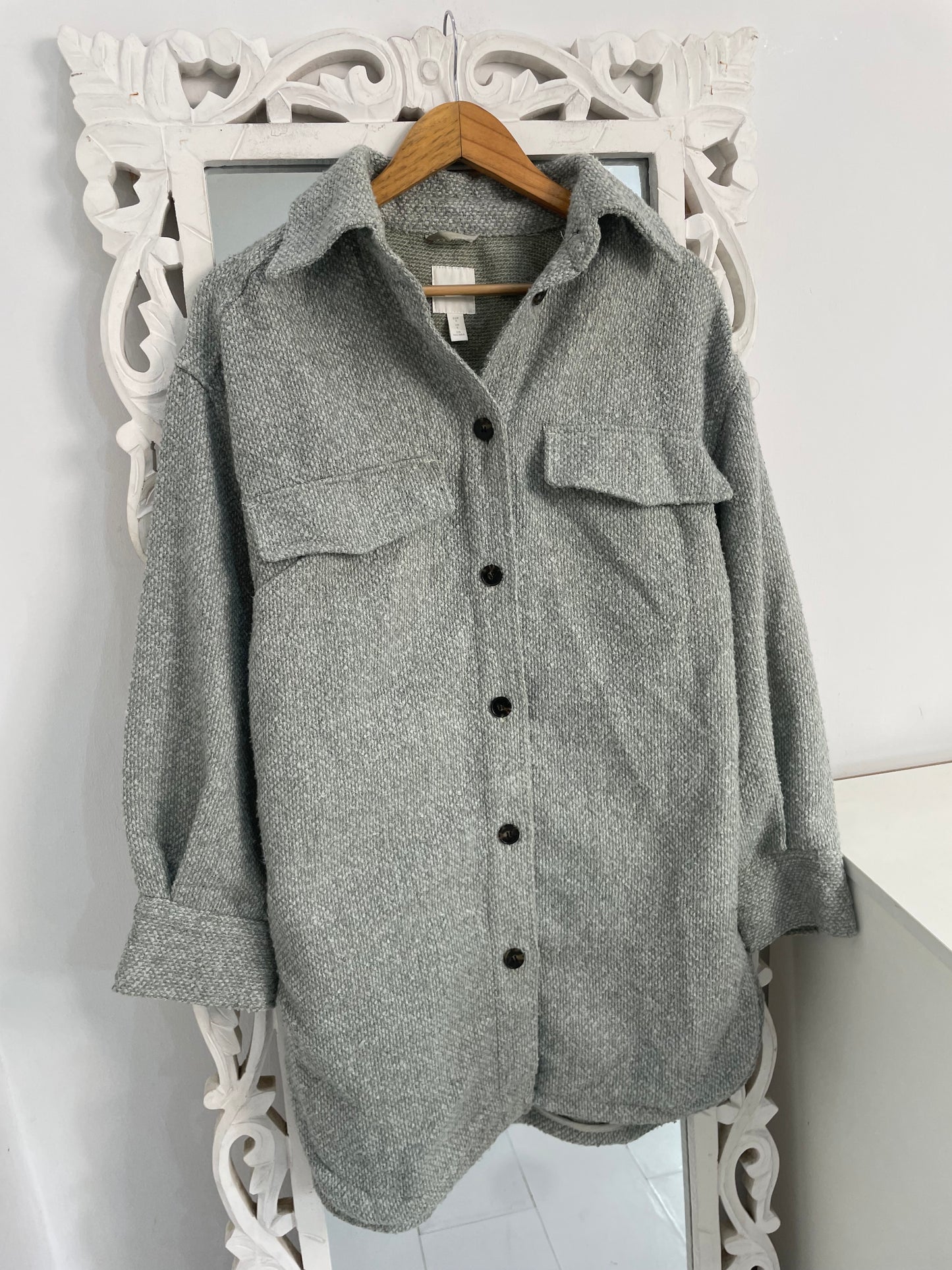 H&m Super Thick Warm Shacket-Chest 42 (S)