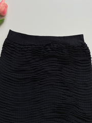 JUST ONE PREMIUM SOFT BLACK SKIRT - WAIST 24 TO 28