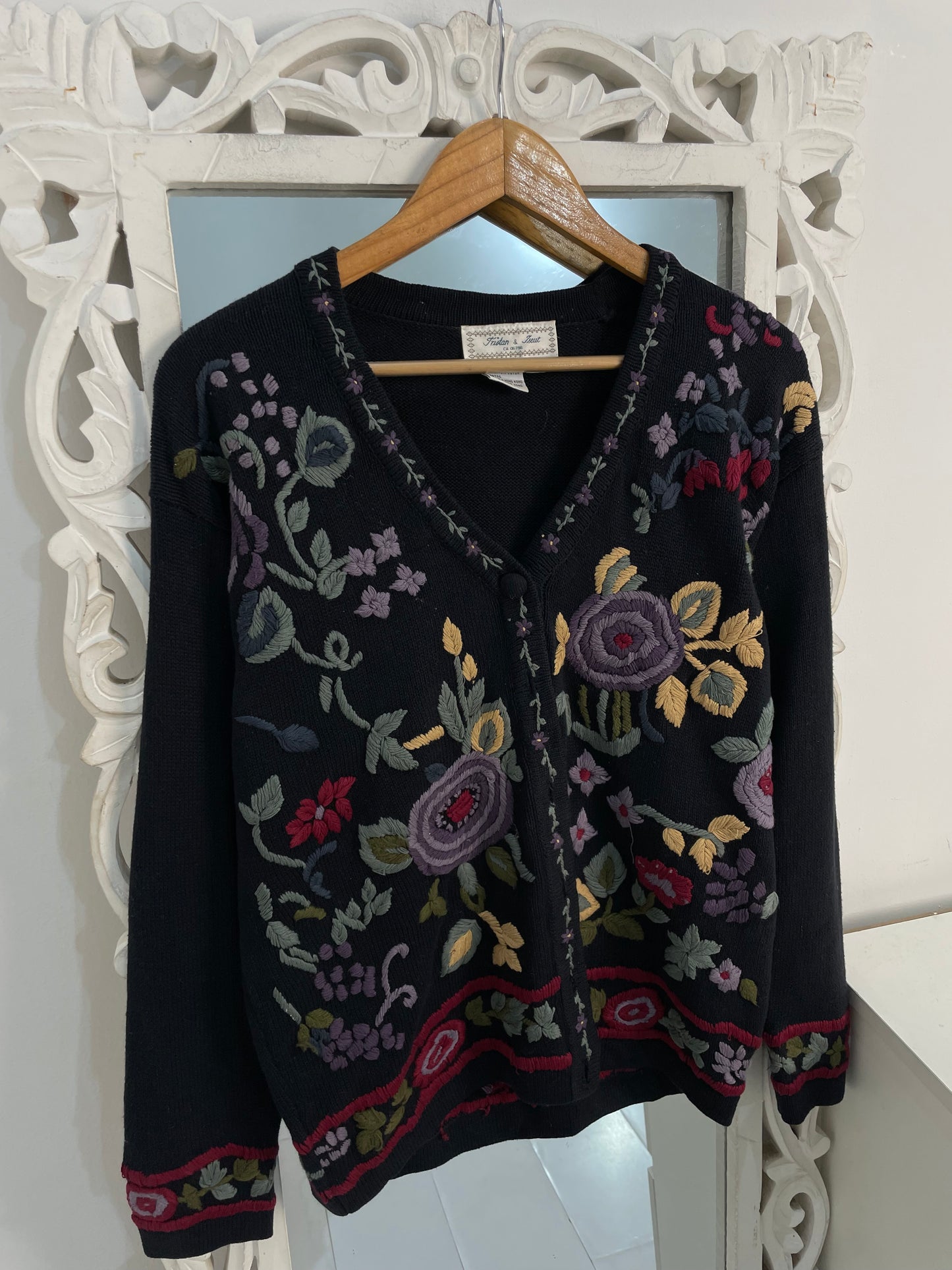 Embroidered Sweater-Bust 42