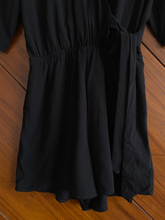 Solid Black Romper-Bust 34