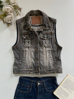 Load image into Gallery viewer, Denim Vest-Bust 34