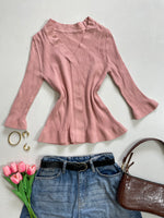 Load image into Gallery viewer, Blush Pink Pre winter Top-Bust 30 to 34
