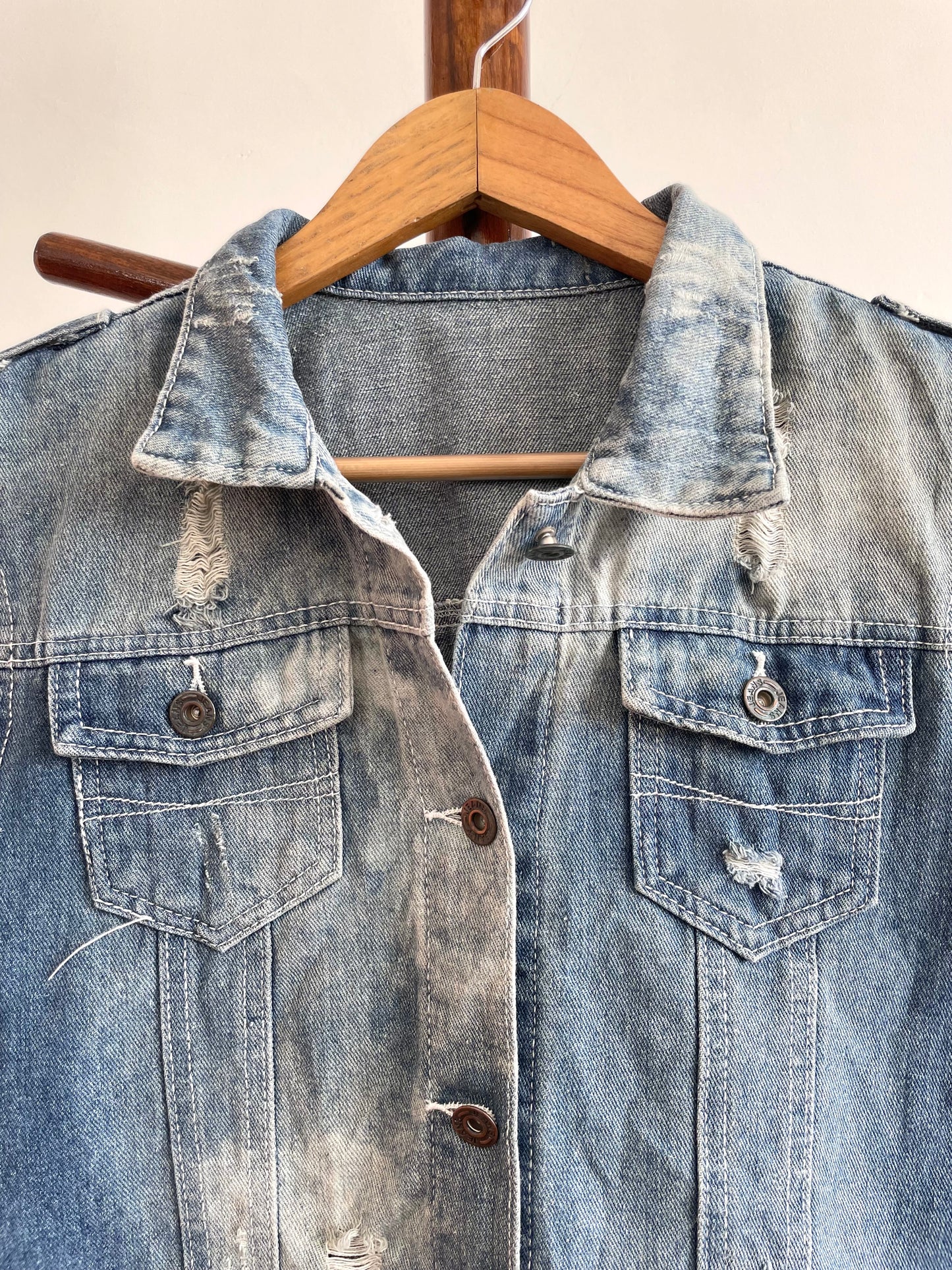 Denim Vest-Chest 42