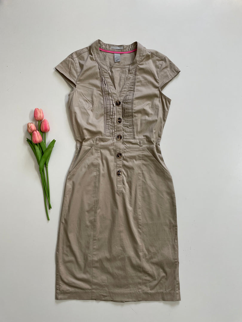 H&M WALNUT DRESS - BUST 32