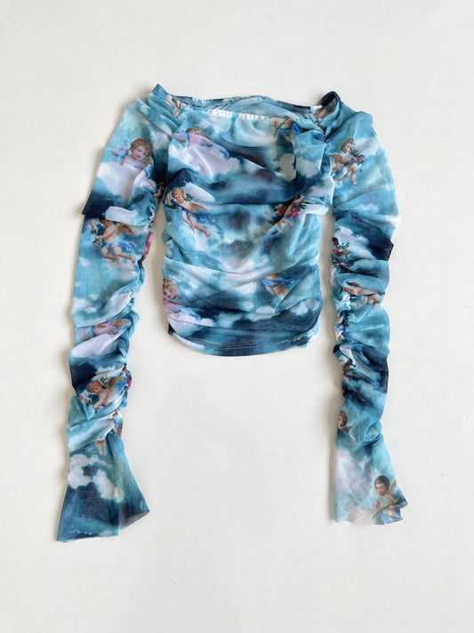 Cupids Sheer Top-Bust 28