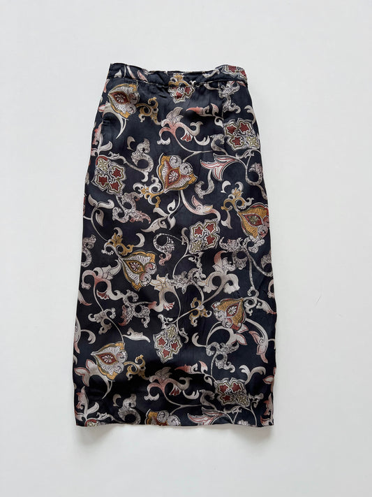 Vintage Paisley Skirt-Waist 34