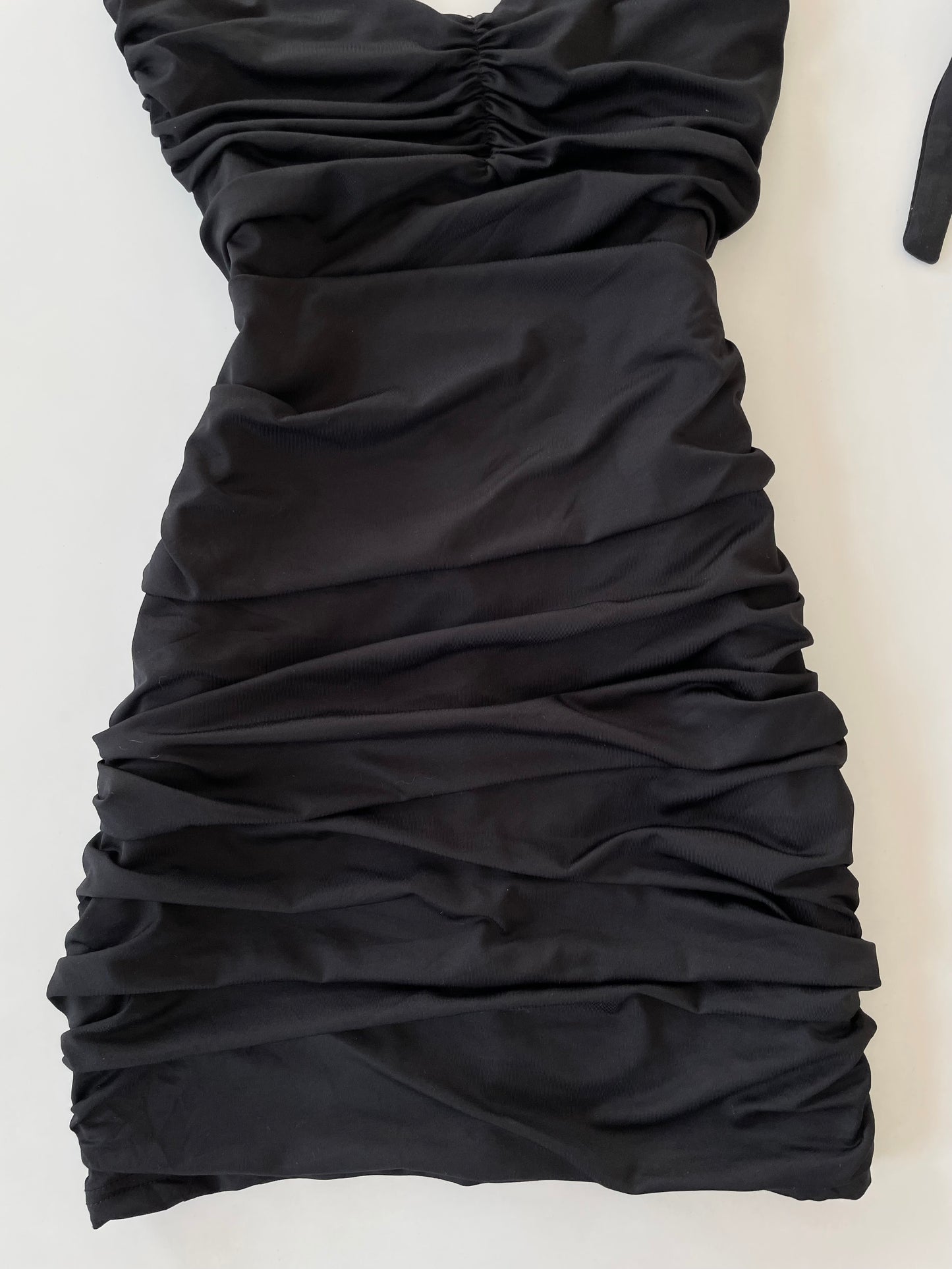 Halter Ruched Dress-Bust 30 to 32