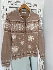 Croft & Barrow Embroidered Christmas Sweater-Bust 38