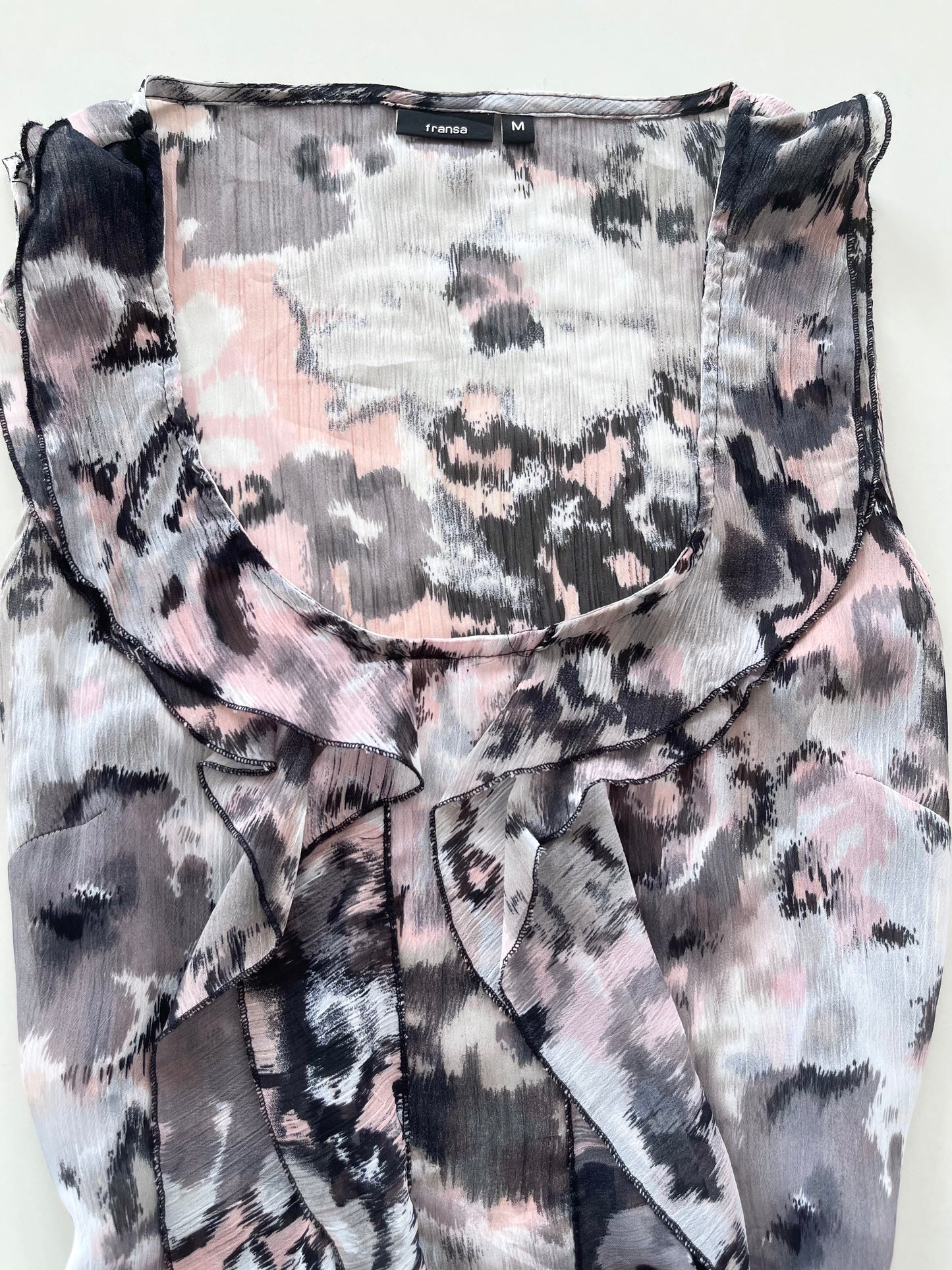 Fransa Sheer Top-Bust 38