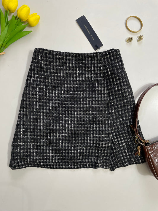 66 Girl New Tang Tweed Skirt-Waist 30